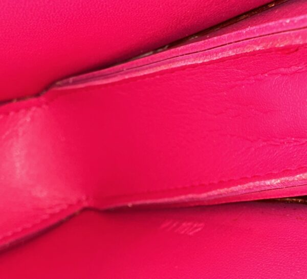 Authentic Louis Vuitton Lexington Pochette, Pink, with LV short strap, LV dustbag and generic crossbody chain - Image 24