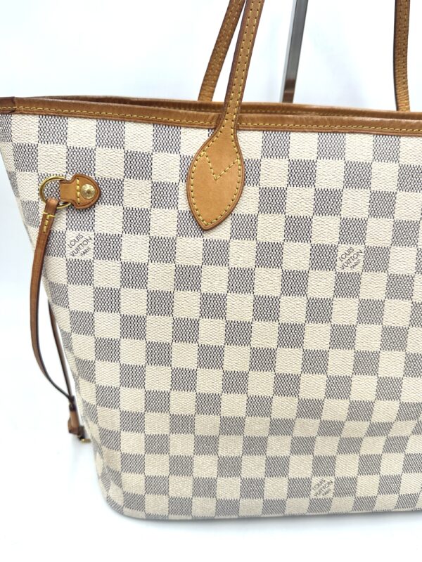 Authentic Newer Model Louis Vuitton Neverfull MM, Azur with NWT organizer included - Image 3