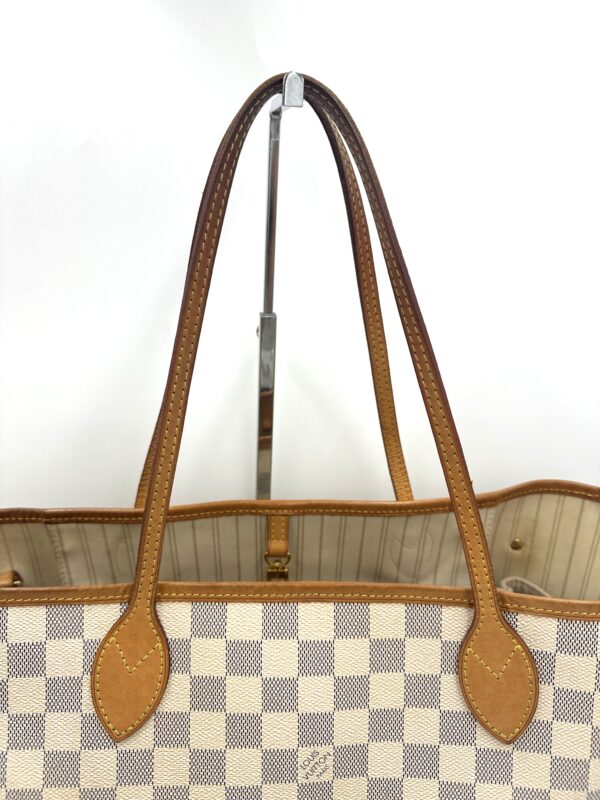 Authentic Newer Model Louis Vuitton Neverfull MM, Azur with NWT organizer included - Image 6