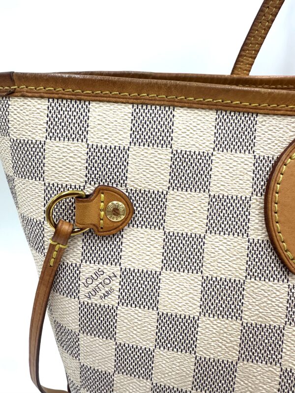 Authentic Newer Model Louis Vuitton Neverfull MM, Azur with NWT organizer included - Image 5