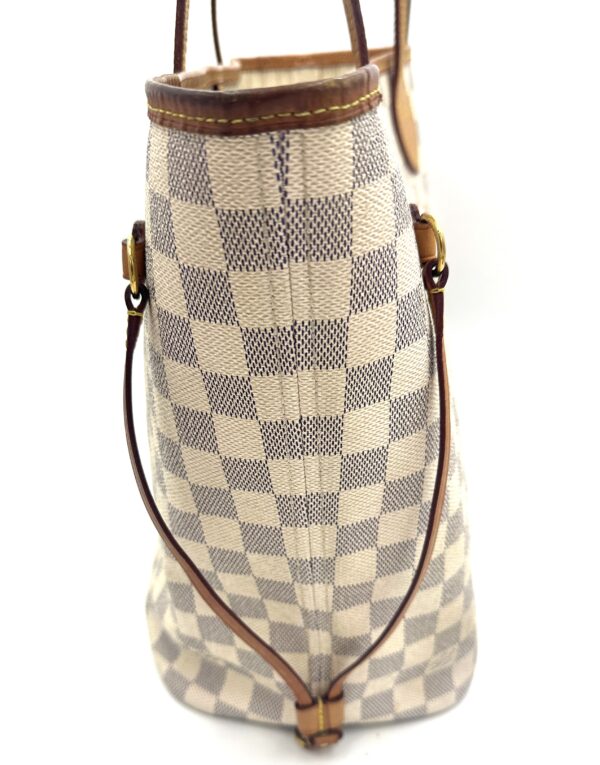 Authentic Newer Model Louis Vuitton Neverfull MM, Azur with NWT organizer included - Image 12