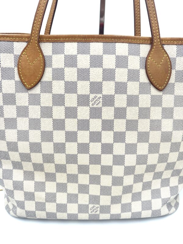 Authentic Newer Model Louis Vuitton Neverfull MM, Azur with NWT organizer included - Image 14