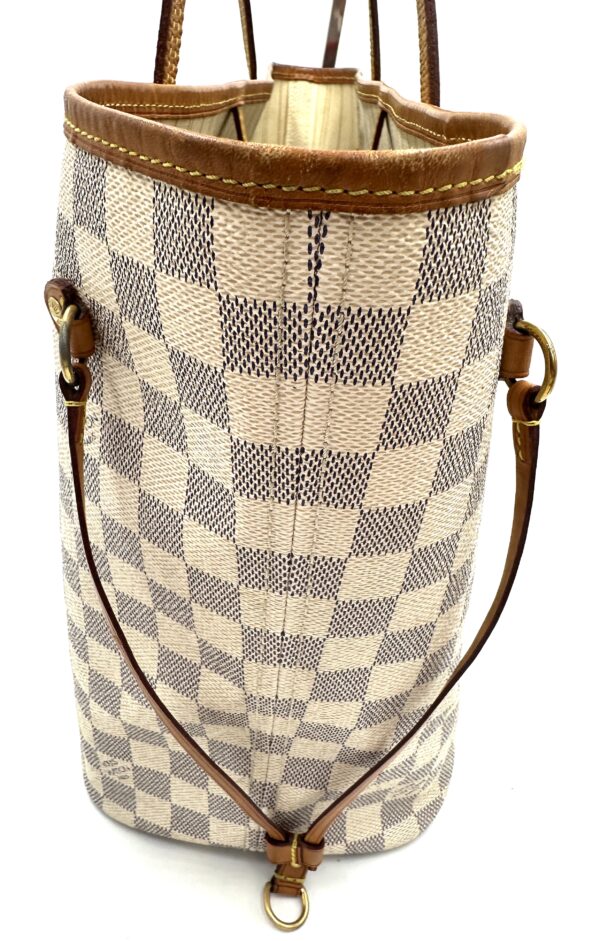 Authentic Newer Model Louis Vuitton Neverfull MM, Azur with NWT organizer included - Image 19