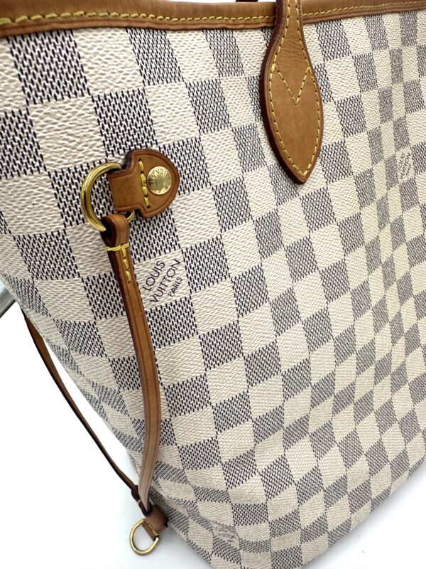 Authentic Newer Model Louis Vuitton Neverfull MM, Azur with NWT organizer included - Image 20