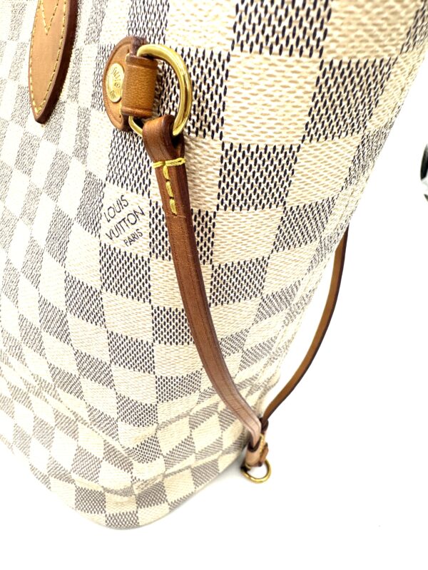Authentic Newer Model Louis Vuitton Neverfull MM, Azur with NWT organizer included - Image 24