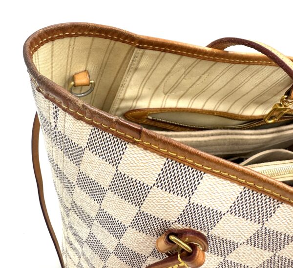 Authentic Newer Model Louis Vuitton Neverfull MM, Azur with NWT organizer included - Image 42