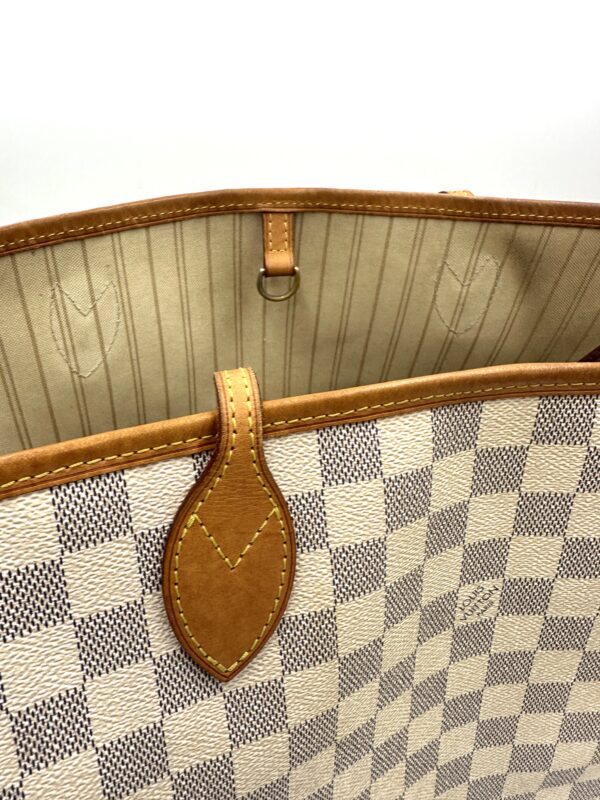 Authentic Newer Model Louis Vuitton Neverfull MM, Azur with NWT organizer included - Image 48