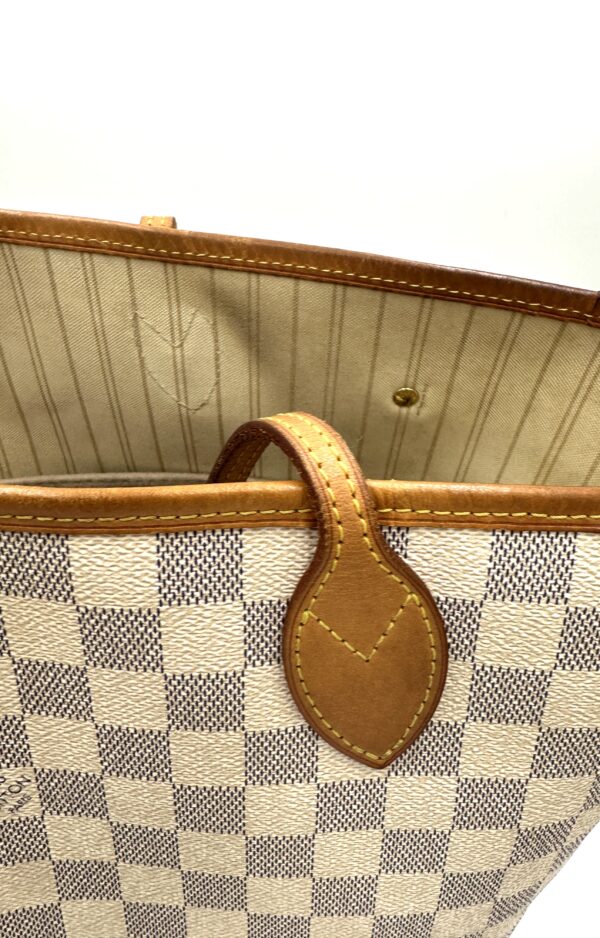 Authentic Newer Model Louis Vuitton Neverfull MM, Azur with NWT organizer included - Image 49