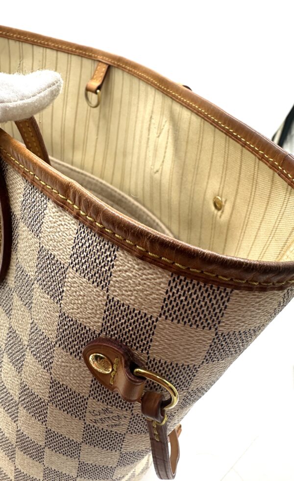 Authentic Newer Model Louis Vuitton Neverfull MM, Azur with NWT organizer included - Image 50
