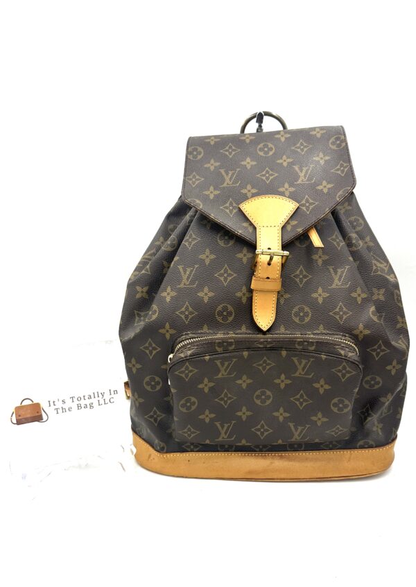 Authentic Louis Vuitton Montsouris GM backpack