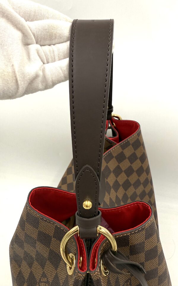 Authentic Excellent Louis Vuitton Graceful MM, Damier Ebene, with LV tag, LV box, and LV dustbag included - Image 13