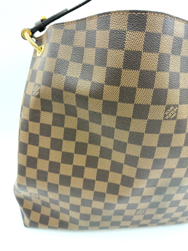 Authentic Excellent Louis Vuitton Graceful MM, Damier Ebene, with LV tag, LV box, and LV dustbag included - Image 15