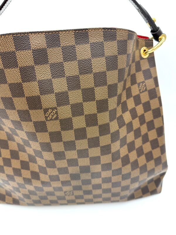 Authentic Excellent Louis Vuitton Graceful MM, Damier Ebene, with LV tag, LV box, and LV dustbag included - Image 17