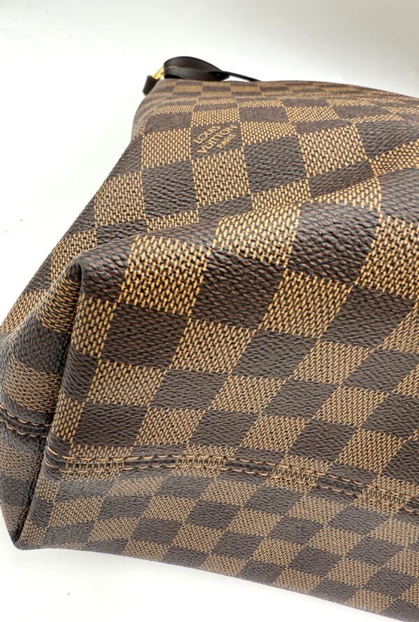 Authentic Excellent Louis Vuitton Graceful MM, Damier Ebene, with LV tag, LV box, and LV dustbag included - Image 22