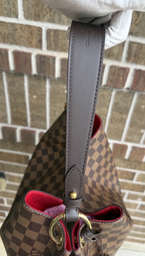 Authentic Excellent Louis Vuitton Graceful MM, Damier Ebene, with LV tag, LV box, and LV dustbag included - Image 28
