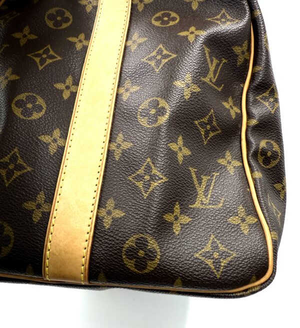 Authentic Louis Vuitton Keepall Bandouliere 50 with LV dustbag, LV tag, LV strap, and LV lock (attached with no key-on zipper pull like a charm) - Image 21