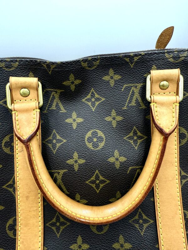 Authentic Louis Vuitton Keepall Bandouliere 50 with LV dustbag, LV tag, LV strap, and LV lock (attached with no key-on zipper pull like a charm) - Image 24