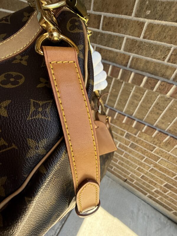 Authentic Louis Vuitton Keepall Bandouliere 50 with LV dustbag, LV tag, LV strap, and LV lock (attached with no key-on zipper pull like a charm) - Image 50