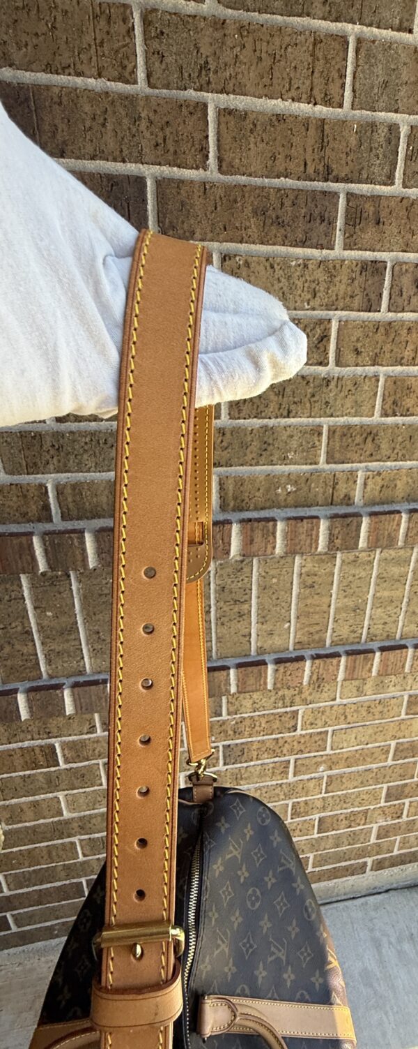Authentic Louis Vuitton Keepall Bandouliere 50 with LV dustbag, LV tag, LV strap, and LV lock (attached with no key-on zipper pull like a charm) - Image 54