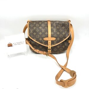 Authentic Louis Vuitton Saumur 30