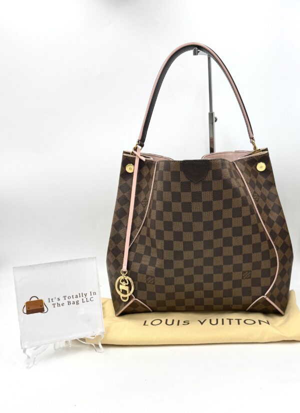 Authentic Louis Vuitton Caissa Hobo, Rose Ballerine, with LV key ring and LV dustbag included