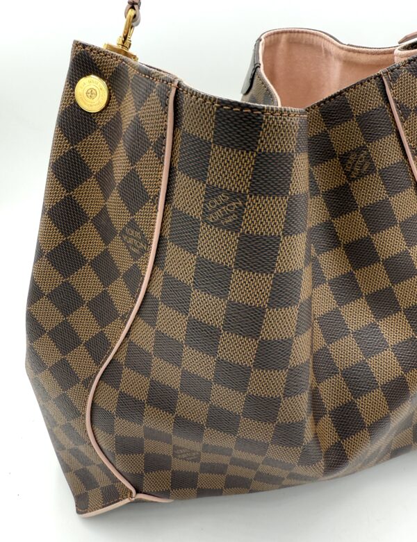 Authentic Louis Vuitton Caissa Hobo, Rose Ballerine, with LV key ring and LV dustbag included - Image 10
