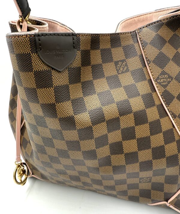 Authentic Louis Vuitton Caissa Hobo, Rose Ballerine, with LV key ring and LV dustbag included - Image 23