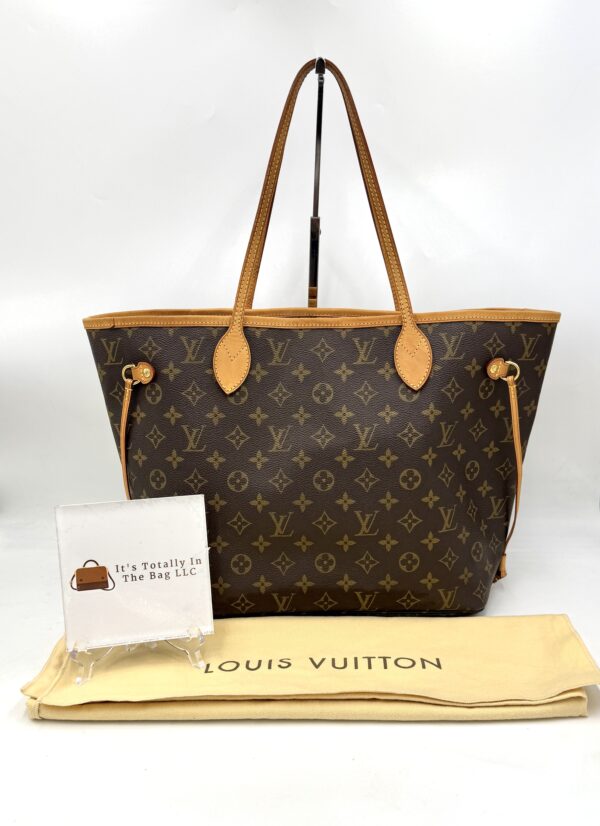 Authentic Louis Vuitton Neverfull MM, monogram with LV dustbag included
