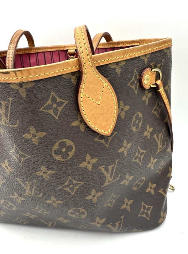 Authentic Louis Vuitton Neverfull PM, Pivoine with LV dustbag included - Image 12