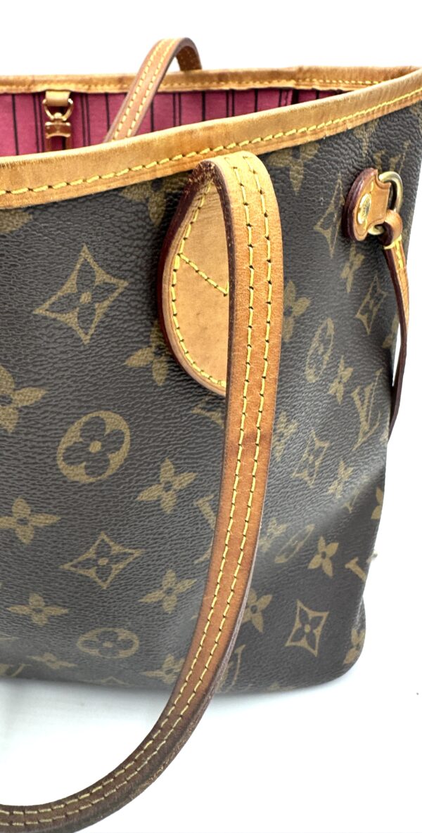 Authentic Louis Vuitton Neverfull PM, Pivoine with LV dustbag included - Image 14