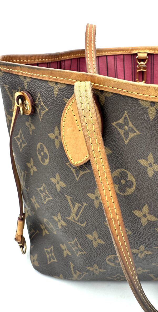 Authentic Louis Vuitton Neverfull PM, Pivoine with LV dustbag included - Image 15