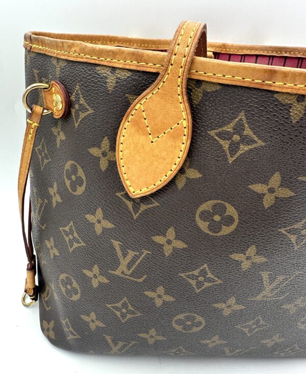 Authentic Louis Vuitton Neverfull PM, Pivoine with LV dustbag included - Image 19