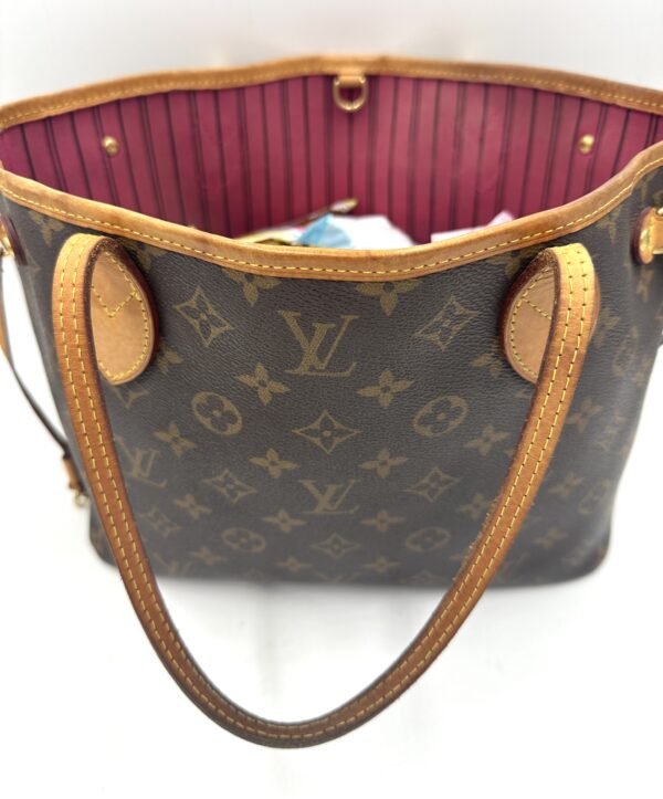 Authentic Louis Vuitton Neverfull PM, Pivoine with LV dustbag included - Image 22
