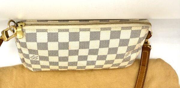 Authentic Louis Vuitton Azur Pochette Accessoires with LV strap (optional) and LV dustbag included - Image 10
