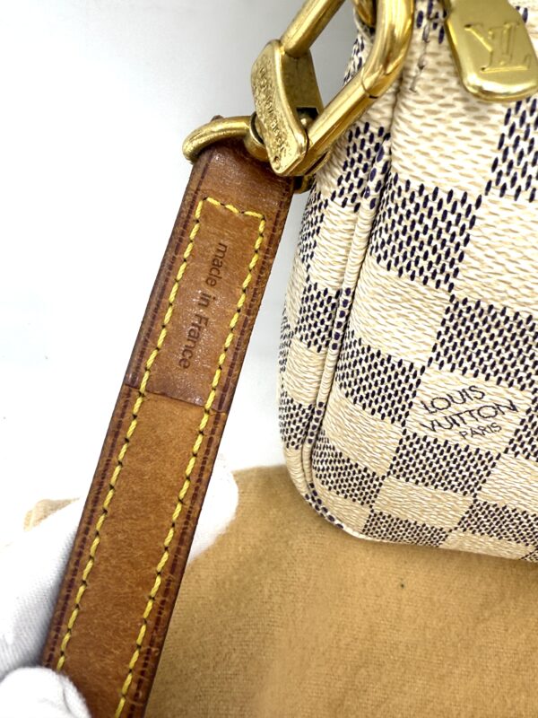Authentic Louis Vuitton Azur Pochette Accessoires with LV strap (optional) and LV dustbag included - Image 25