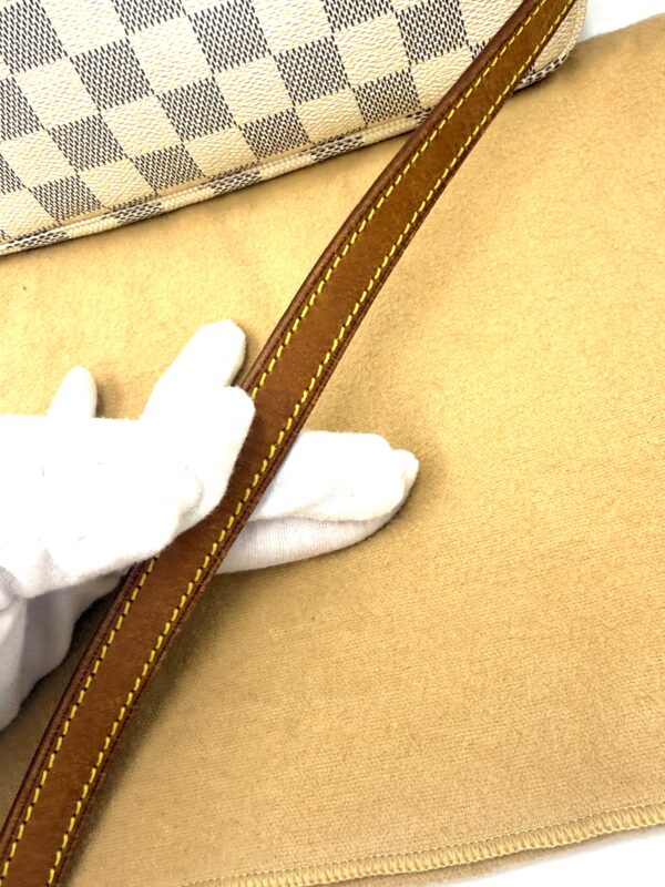 Authentic Louis Vuitton Azur Pochette Accessoires with LV strap (optional) and LV dustbag included - Image 27