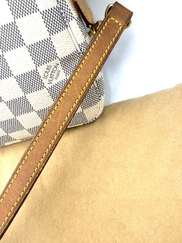 Authentic Louis Vuitton Azur Pochette Accessoires with LV strap (optional) and LV dustbag included - Image 28