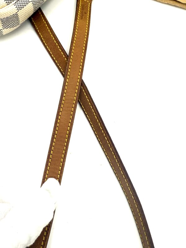 Authentic Louis Vuitton Azur Pochette Accessoires with LV strap (optional) and LV dustbag included - Image 20