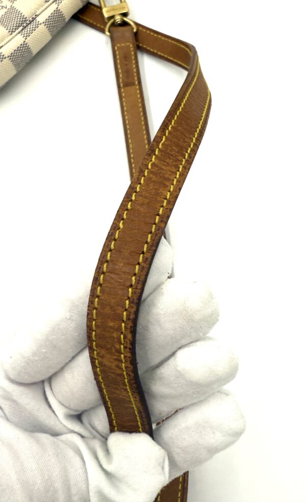 Authentic Louis Vuitton Azur Pochette Accessoires with LV strap (optional) and LV dustbag included - Image 19