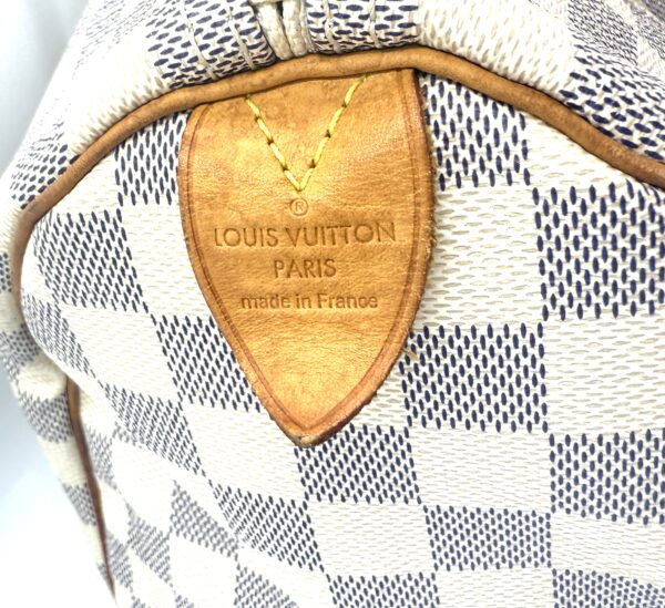 Authentic Louis Vuitton Speedy 30, Azur, with LV dustbag and LV lock and key included - Image 19