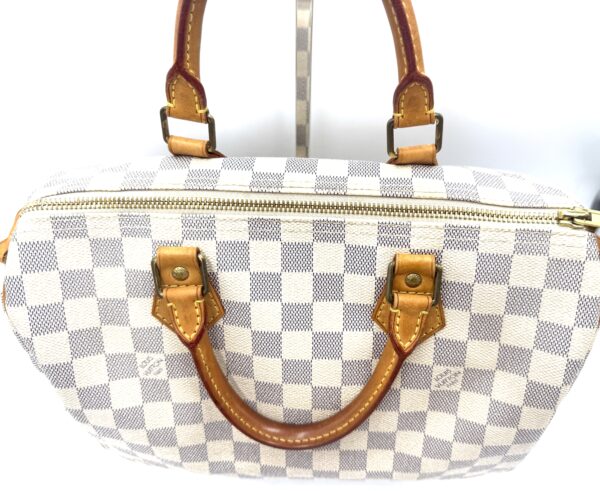 Authentic Louis Vuitton Speedy 30, Azur, with LV dustbag and LV lock and key included - Image 27