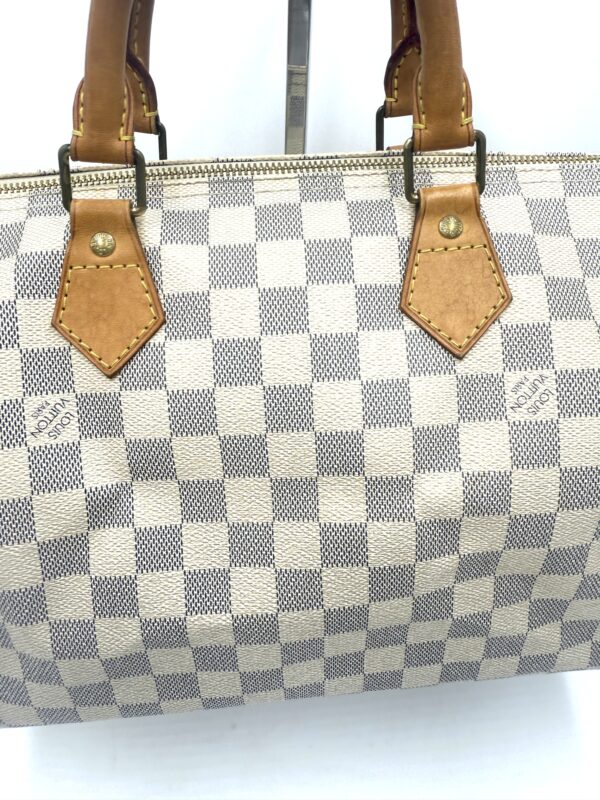 Authentic Louis Vuitton Speedy 30, Azur, with LV dustbag and LV lock and key included - Image 25