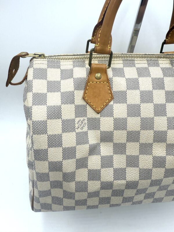 Authentic Louis Vuitton Speedy 30, Azur, with LV dustbag and LV lock and key included - Image 28