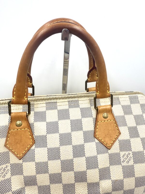 Authentic Louis Vuitton Speedy 30, Azur, with LV dustbag and LV lock and key included - Image 29