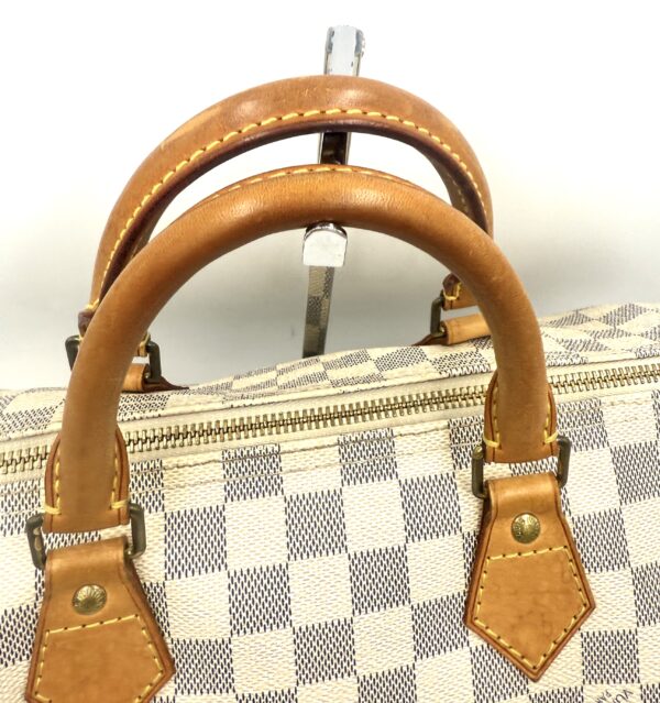 Authentic Louis Vuitton Speedy 30, Azur, with LV dustbag and LV lock and key included - Image 30