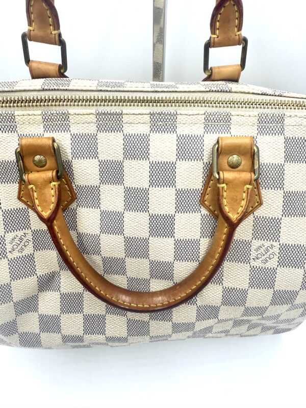 Authentic Louis Vuitton Speedy 30, Azur, with LV dustbag and LV lock and key included - Image 33