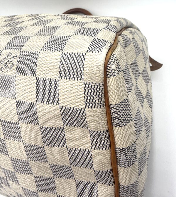 Authentic Louis Vuitton Speedy 30, Azur, with LV dustbag and LV lock and key included - Image 35