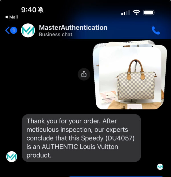 Authentic Louis Vuitton Speedy 30, Azur, with LV dustbag and LV lock and key included - Image 12