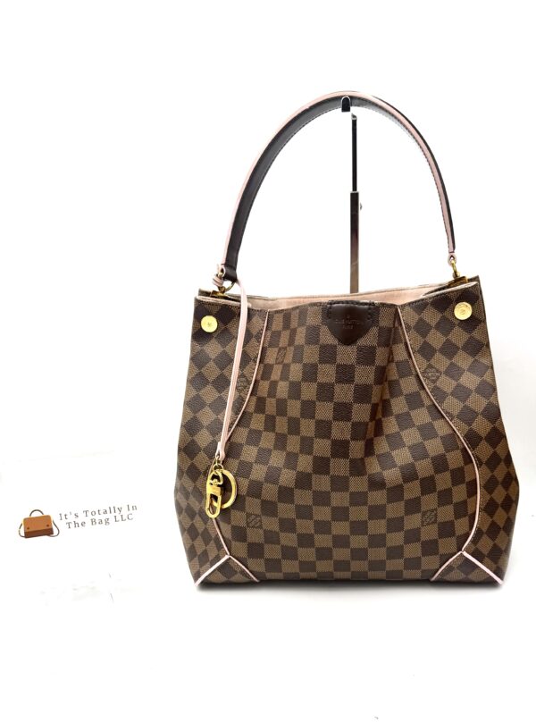 Authentic Louis Vuitton Caissa Hobo, Rose Ballerine, with LV keyring charm included
