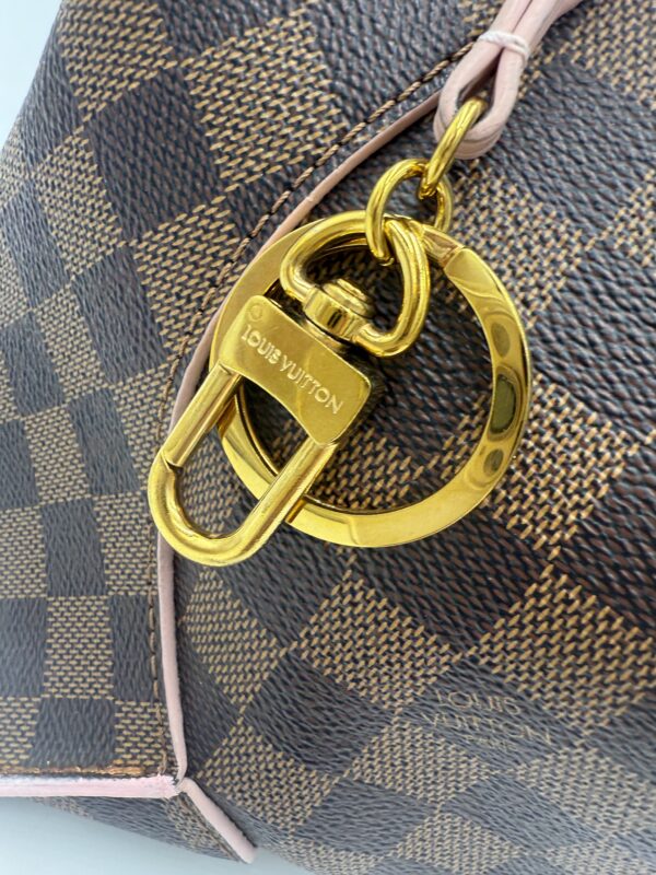 Authentic Louis Vuitton Caissa Hobo, Rose Ballerine, with LV keyring charm included - Image 9